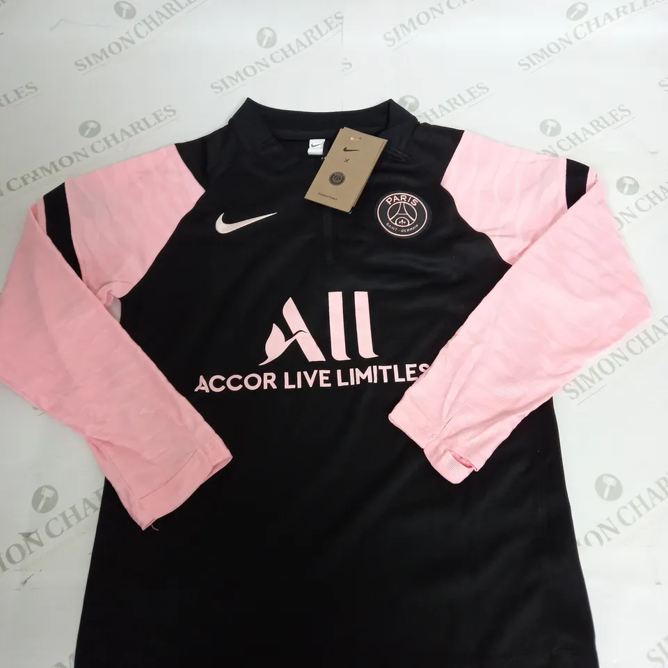 PSG FC 1/4  ZIP TRAINING TOP SIZE 14