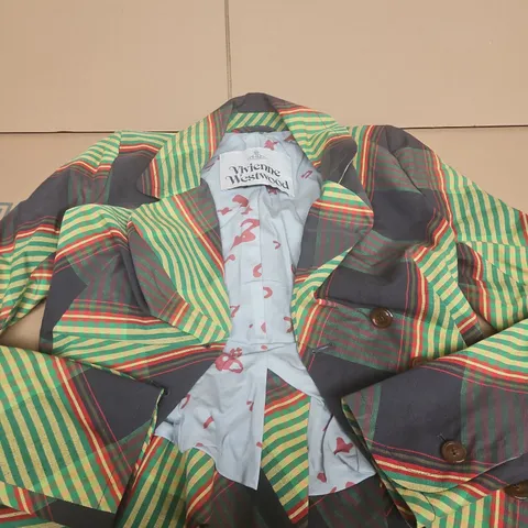 VIVIENNE WESTWOOD PLAID BLAZER – SIZE UNSPECIFIED 