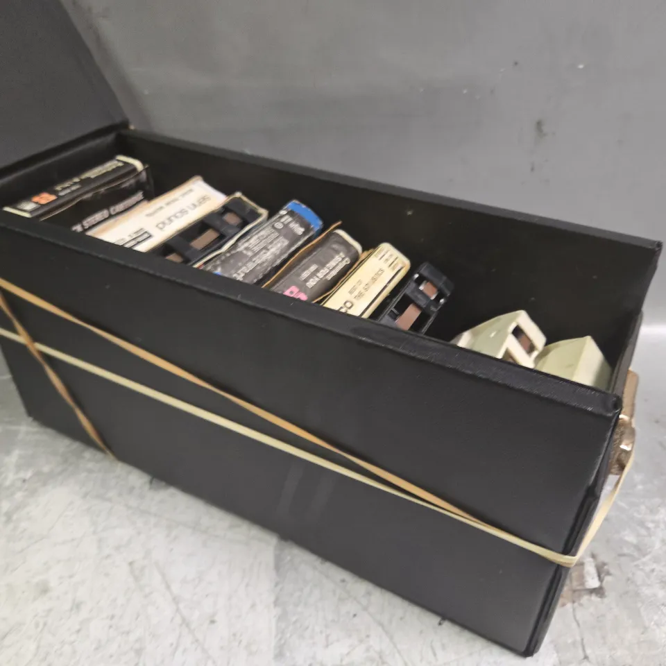 APPROXIMATELY 12 ASSORTED STEREO CARTRIDGES TO INCLUDE BRYAN FERRY, JOHN DENVER, ETC