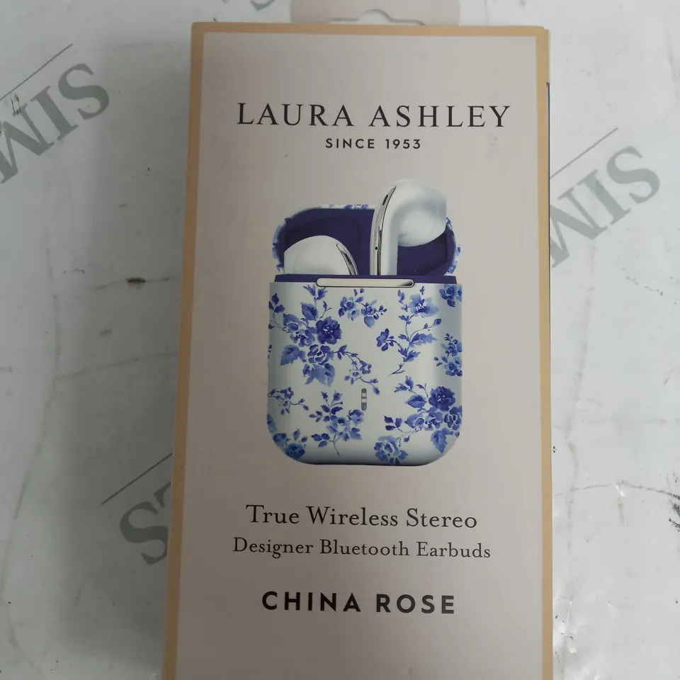 LAURA ASHLEY TRUE WIRELESS EARBUDS - CHINA ROSE