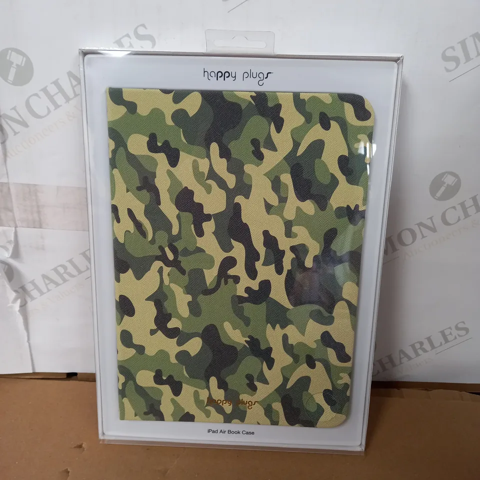 LOT OF 10 HAPPY PLUGS IPAD AIR BOOK CASES - CAMO