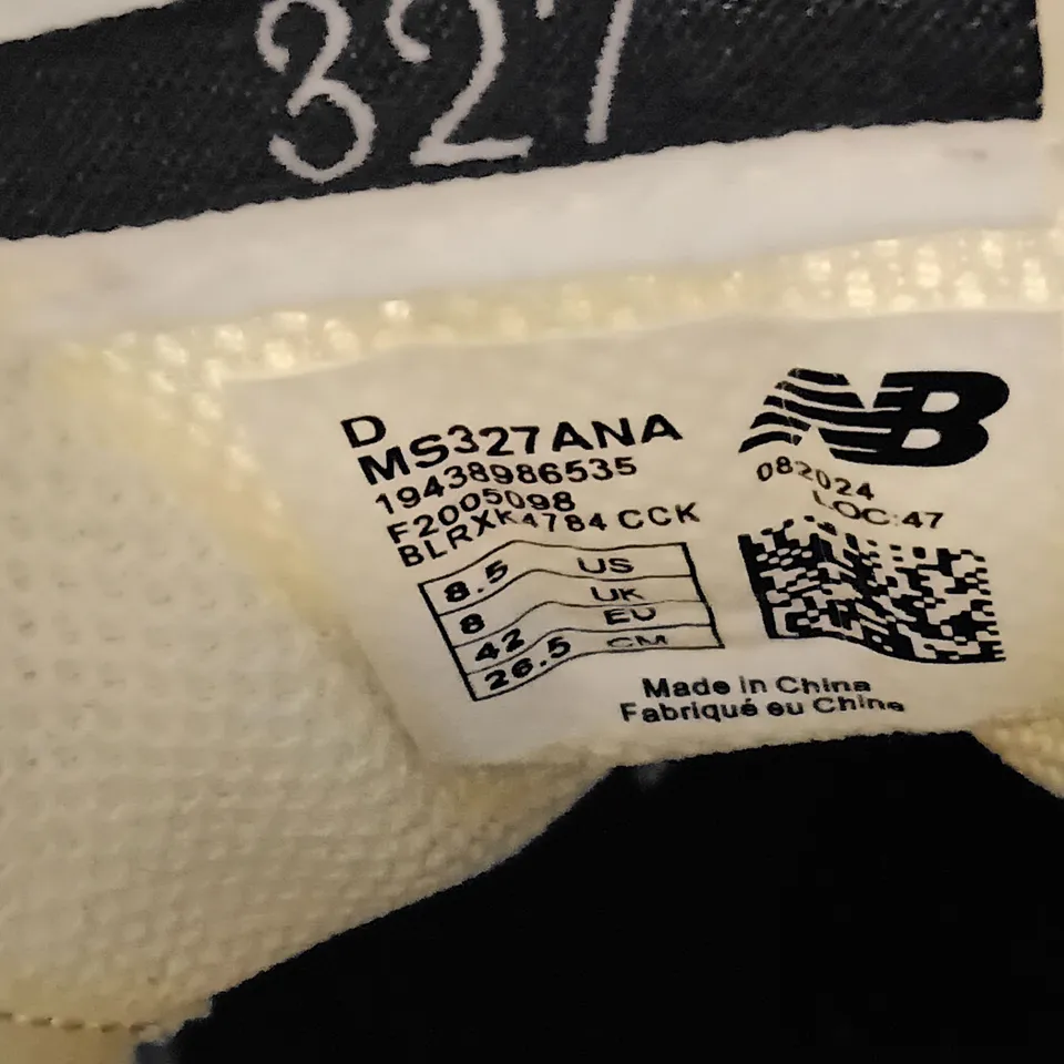 NEW BALANCE SNEAKERS – UK 8, WITH LEOPARD-PRINT PANEL