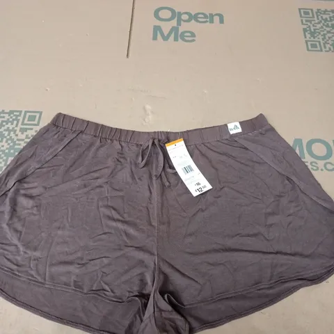 WOMEN’S SHORTS – CHOCOLATE BROWN, SIZE 16-18