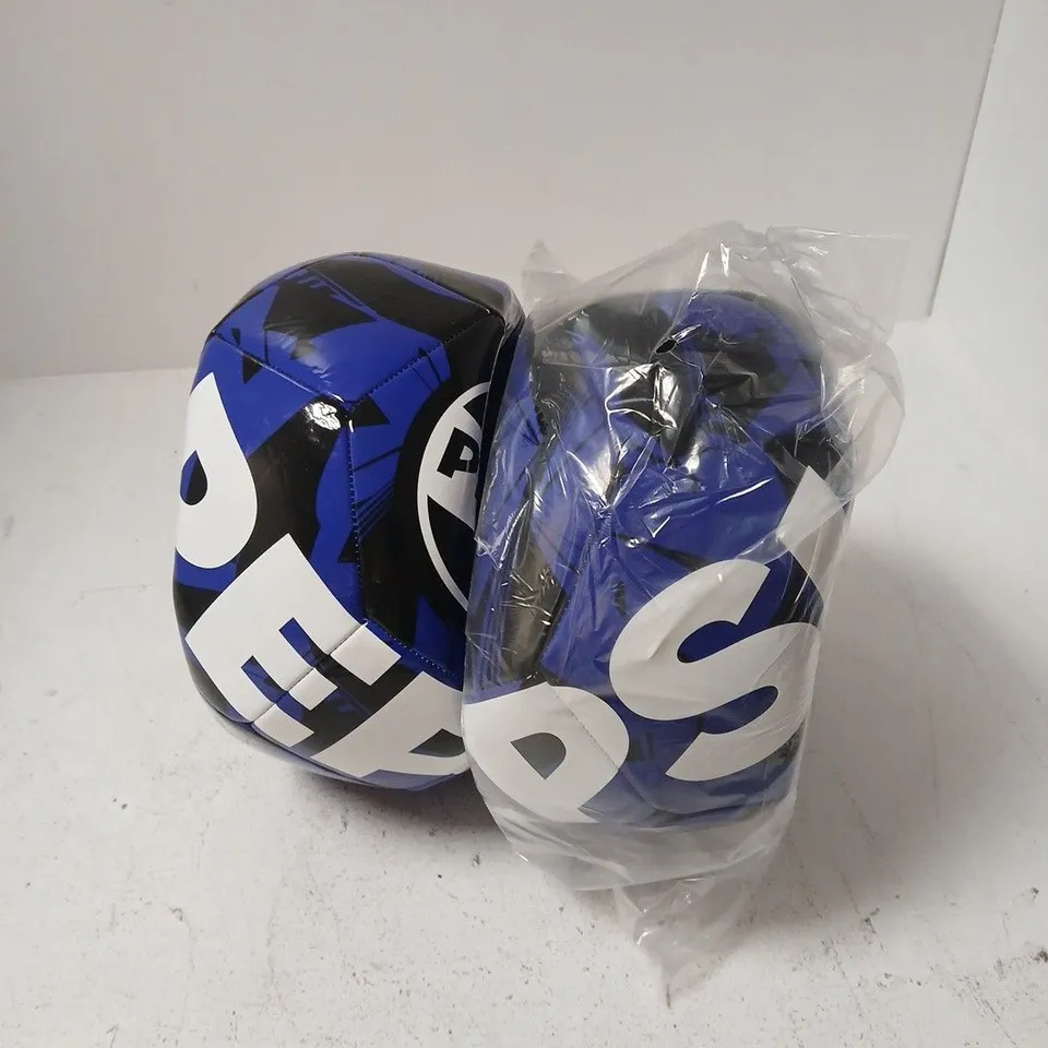 2X PEPSI MAX PROMOTIONAL WORLD CUP 2026 FOOTBALLS BLUE