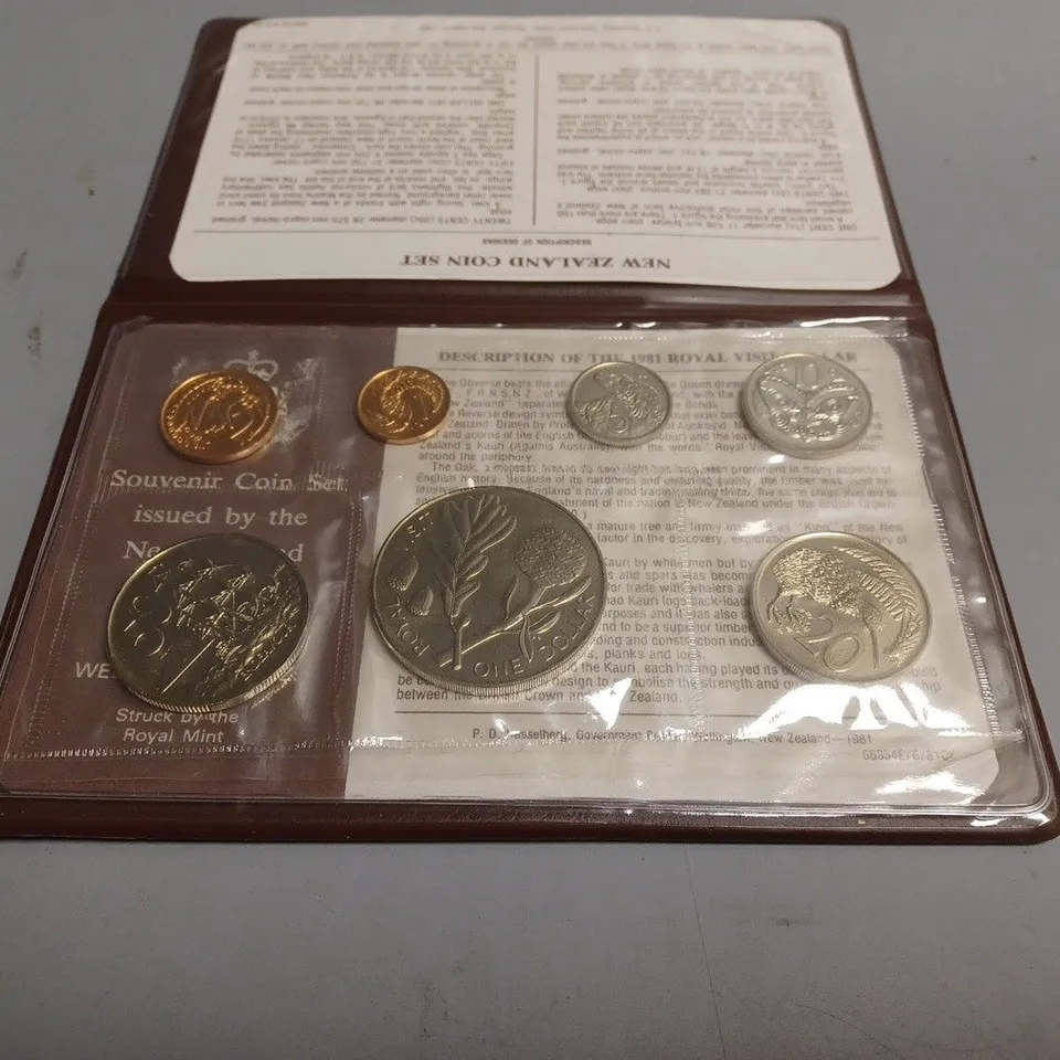 1981 NEW ZEALAND TREASURY SOUVENIR COIN SET 