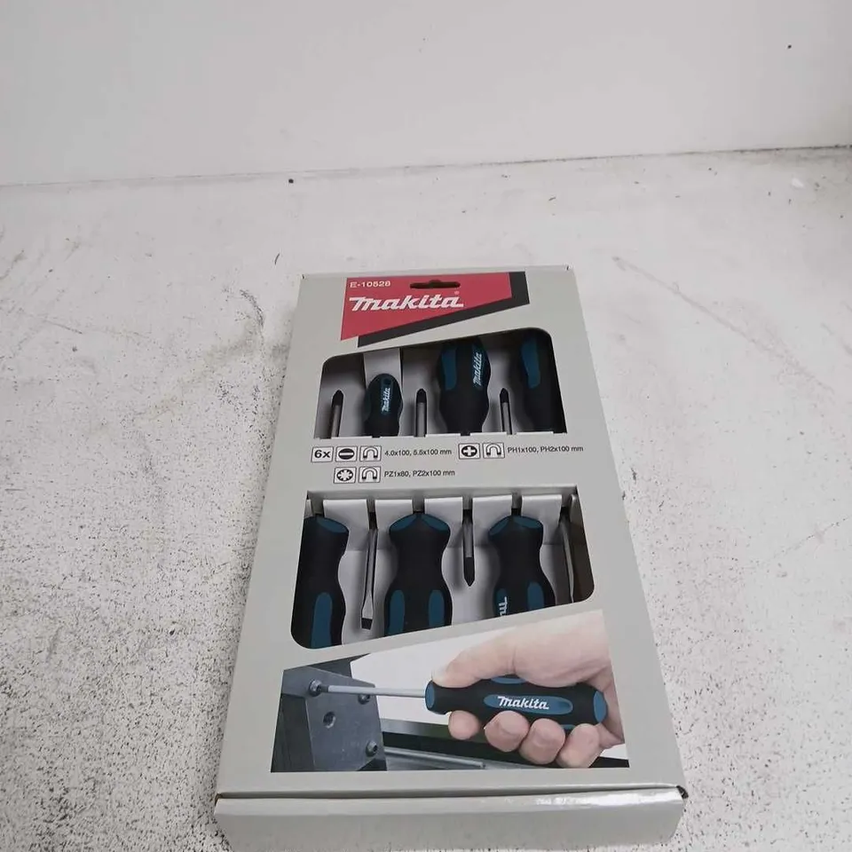 MAKITA SET OF 6 SCREWDRIVERS 