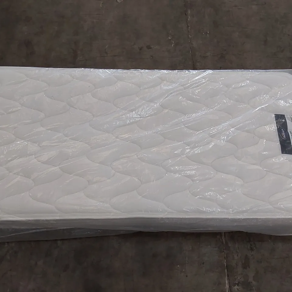 BAGGED DESIGNER 90CM SILENTNIGHT PILLOWTOP MIRACOIL SPRUNG FIRM MATTRESS  RRP £349