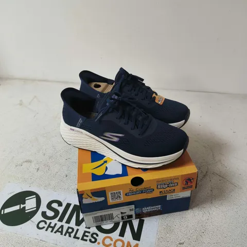 SKECHERS WOMENβS NAVY SLIP-INS MEMORY FOAM SNEAKERS β UK 7 (US 9)