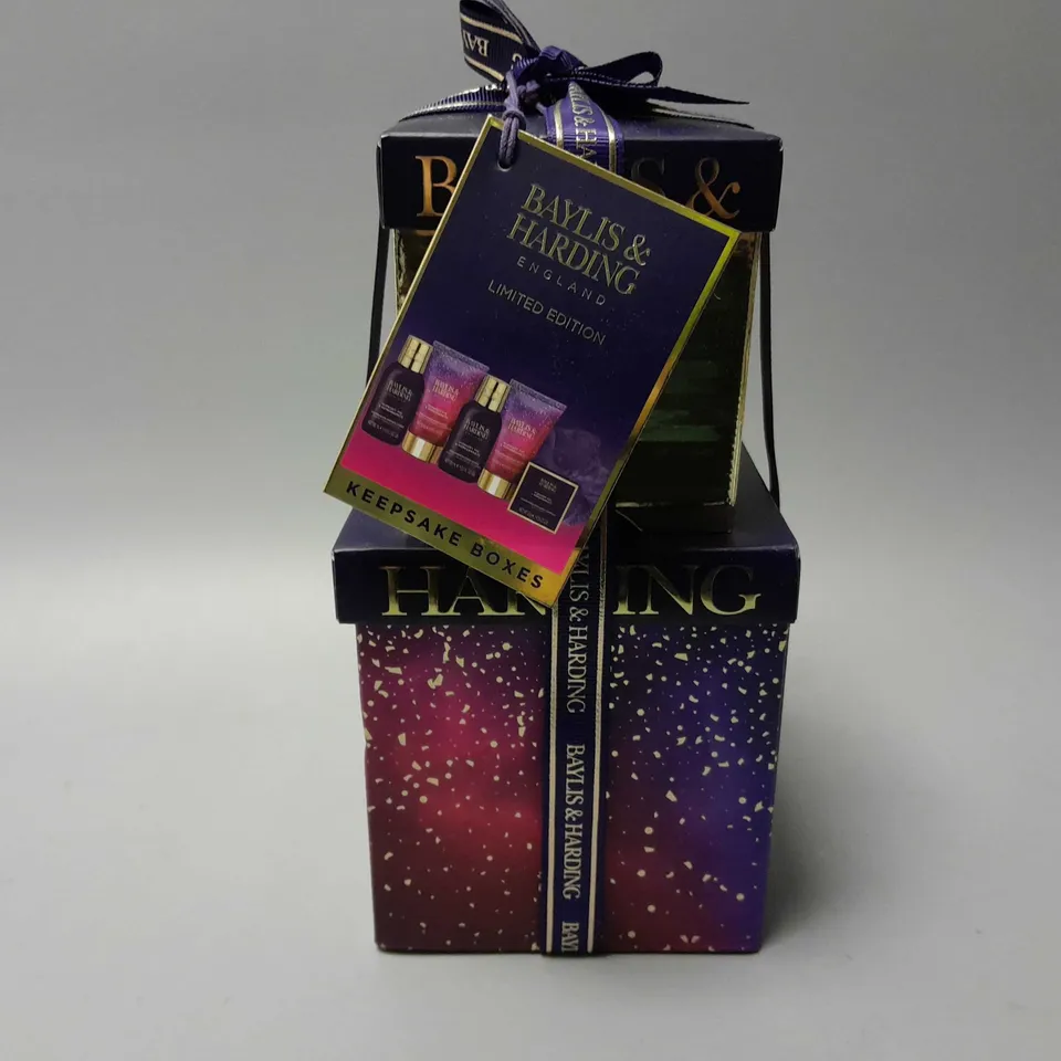 BOXED BAYLIS & HARDING LIMTED EDITION KEEPSAKE BOX