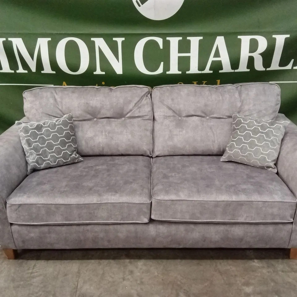 AMAYA FABRIC 3 SEATER SOFA - GREY RRP £999