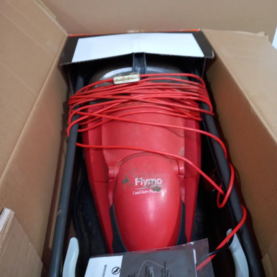 FLYMO EASIGLIDE PLUS 360V ELECTRIC HOVER COLLECT LAWNMOWER 