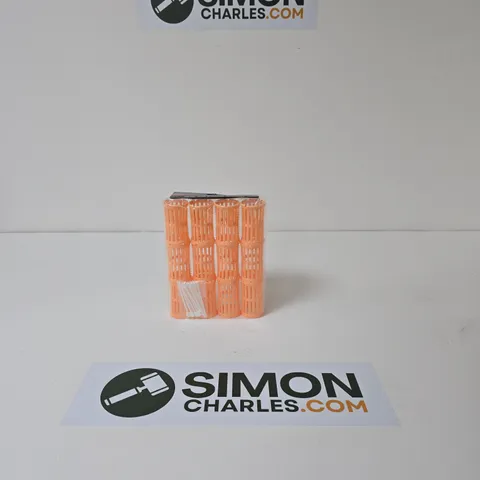 BOX OF APPROXIMATELY 7 PACKS OF HEAD JOG ROLLERS WITH PINS – PEACH 40MM