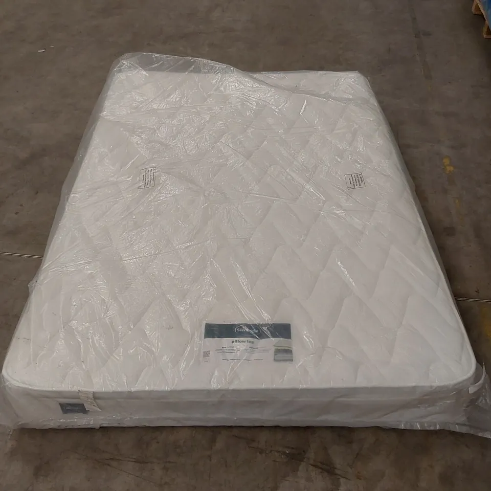 QUALITY BAGGED 4'6" DOUBLE SILENTNIGHT MIRACOIL SPRUNG PIPPA ULTIMATE PILLOWTOP FIRM MATTRESS RRP £429