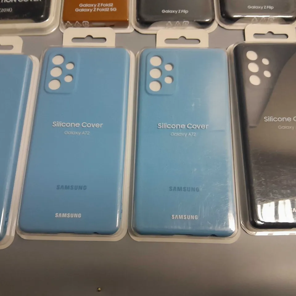 LOT OF 10 ASSORTED SAMSUNG PHONE CASES