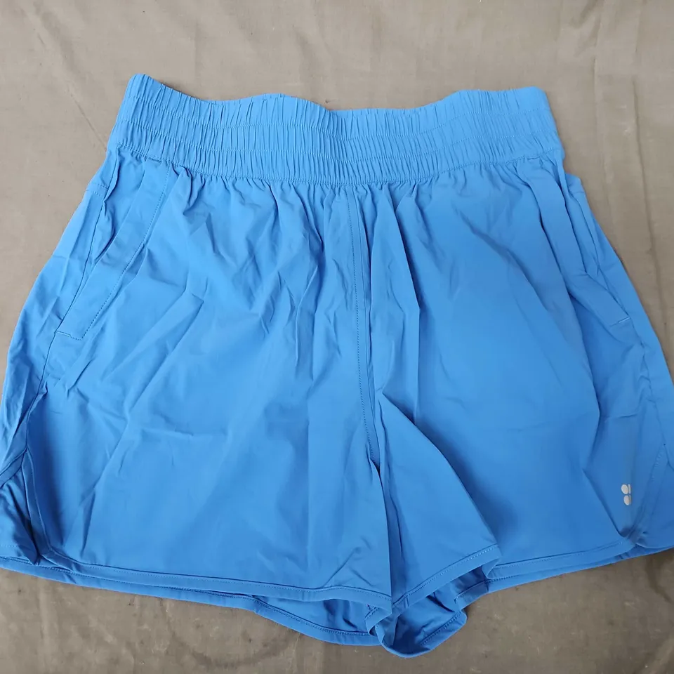 MODA IN PELLE RELAY UNLINED SHELL SHORTS IN BLUE - MEDIUM