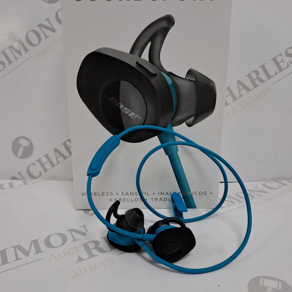 BOXED BOSE SOUNDSPORT WIRELESS HEADPHONES