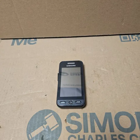 SAMSUNG PHONE BLACK. MODEL UNSPECIFIED