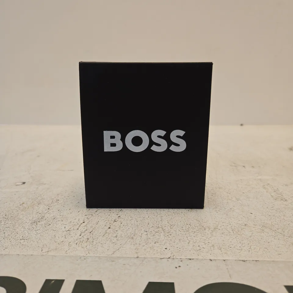 BOSS IKON WATCH – STAINLESS STEEL CHRONOGRAPH, BOXED