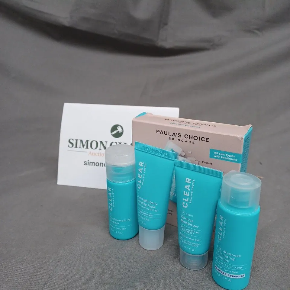 BOXED PAULA'A CHOICE SKIN ESSENTIALS TRIAL KIT