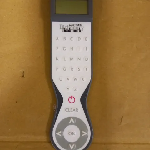 IF ELECTRONIC DICTIONARY BOOKMARK