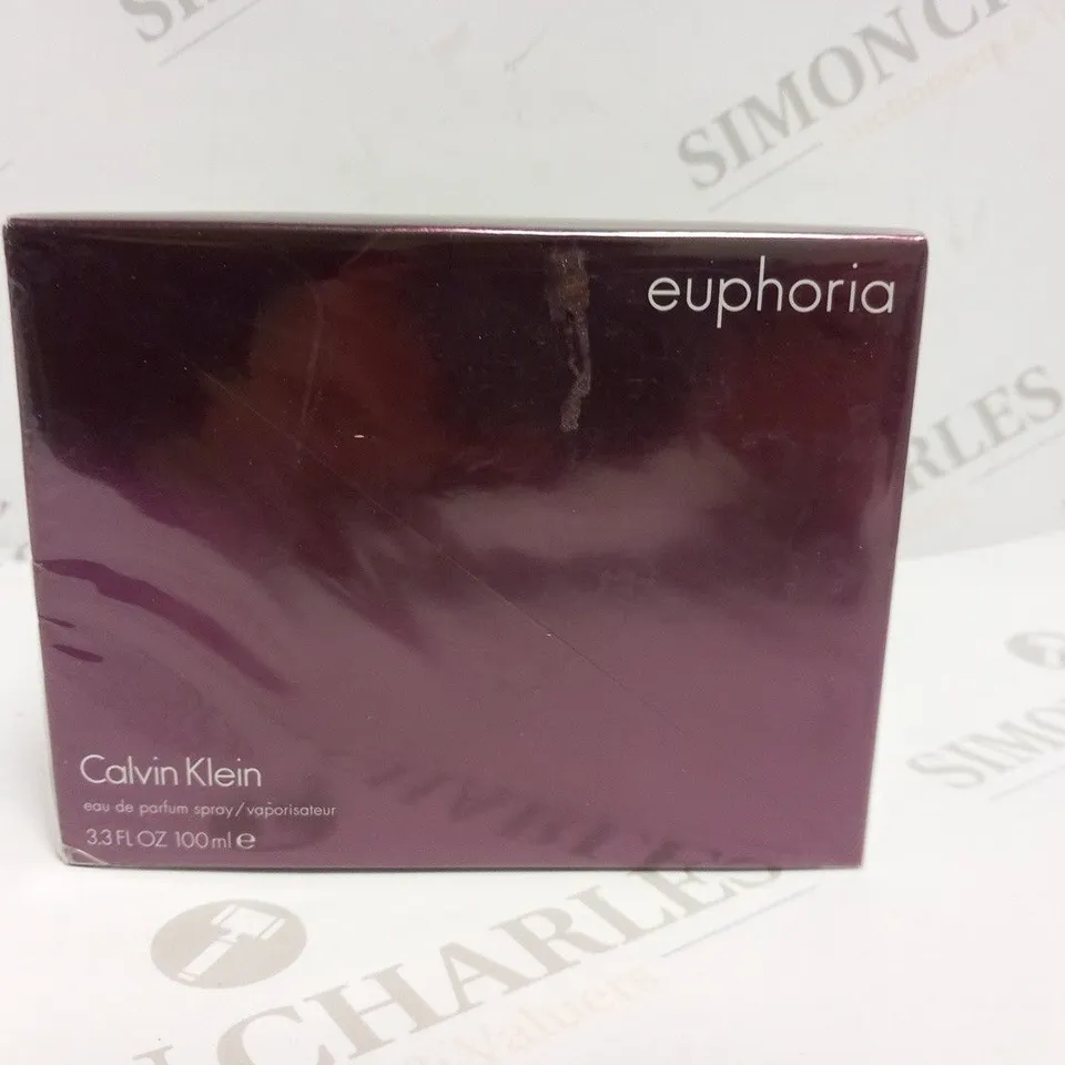 BOXED AND SEALED CALVIN KLEIN "EUPHORIA" EAU DE PARFUM, 100ML 
