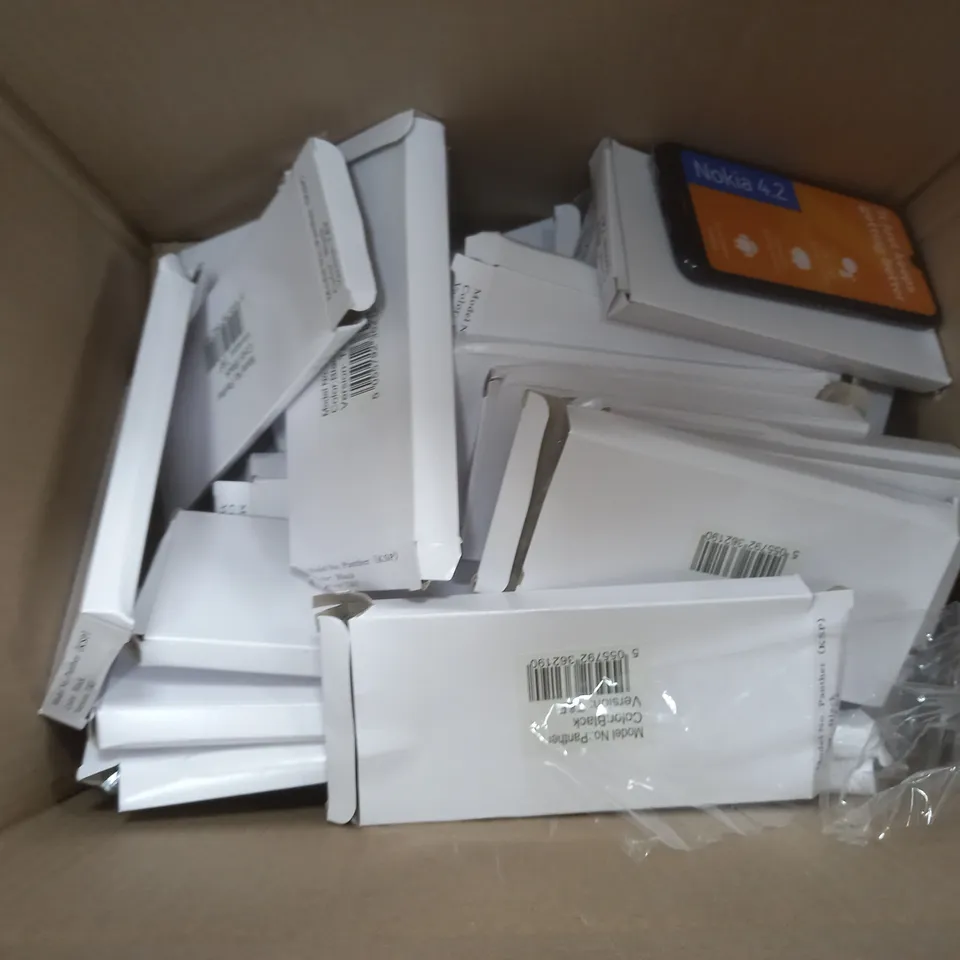 BOX OF APPROX. 30 ASSORTED NOKIA 4.2 DISPLAY PHONES IN BLACK