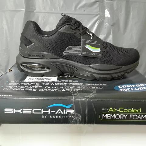 SKECH-AIR BY SKECHERS AIR-COOLED MEMORY FOAM MENS TRAINERS BLACK SIZE 12