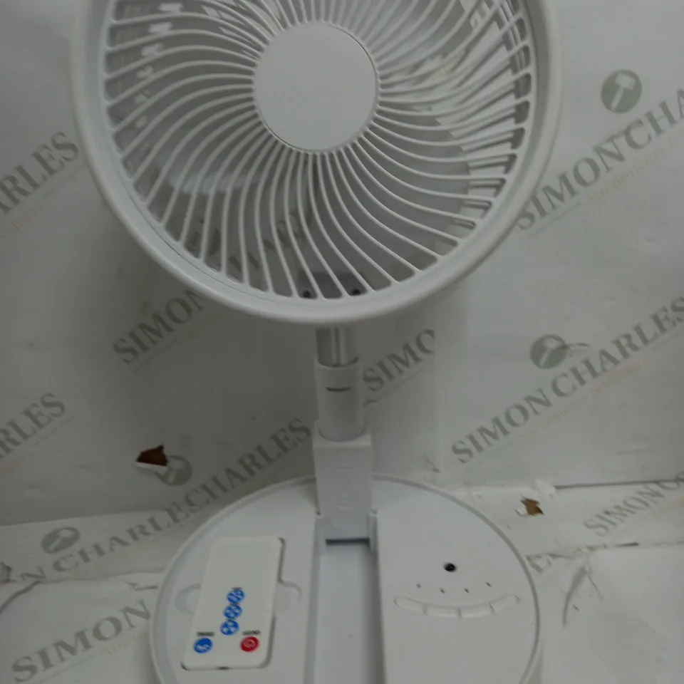 FOLD AWAY FAN WHITE 2 IN 1 FLOOR & TABLE FAN 