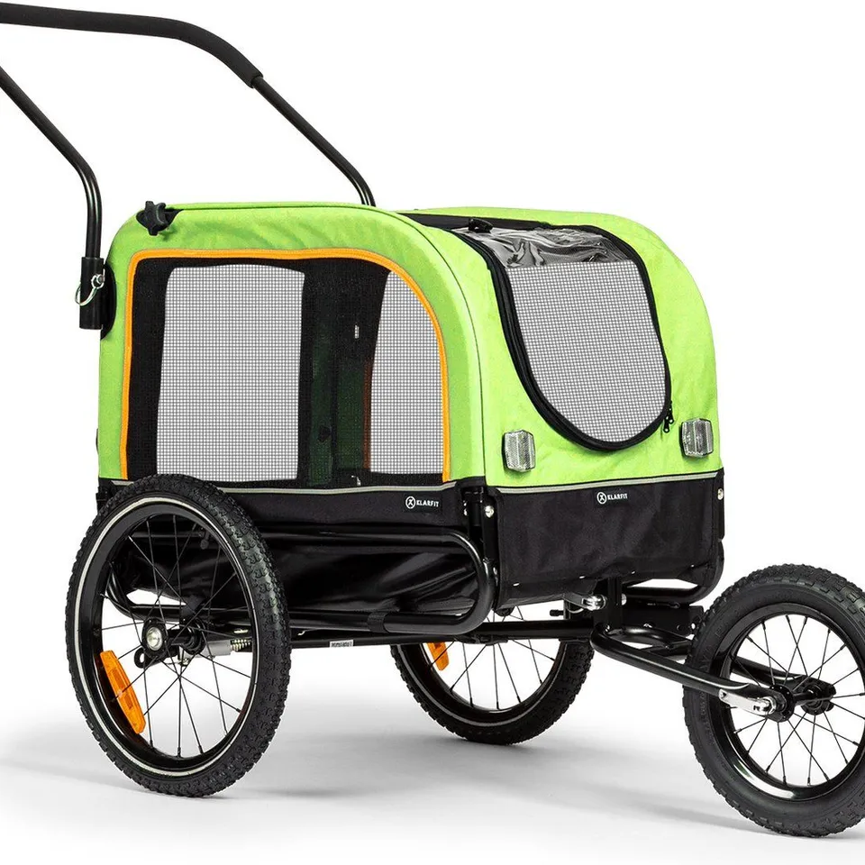 BOXED KLARFIT CORGI 2-IN-1 DOG TRAILER & DOG BUGGY