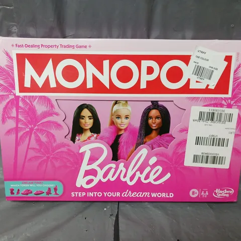 BOXED MONOPOLY BARBIE BOARD GAME 