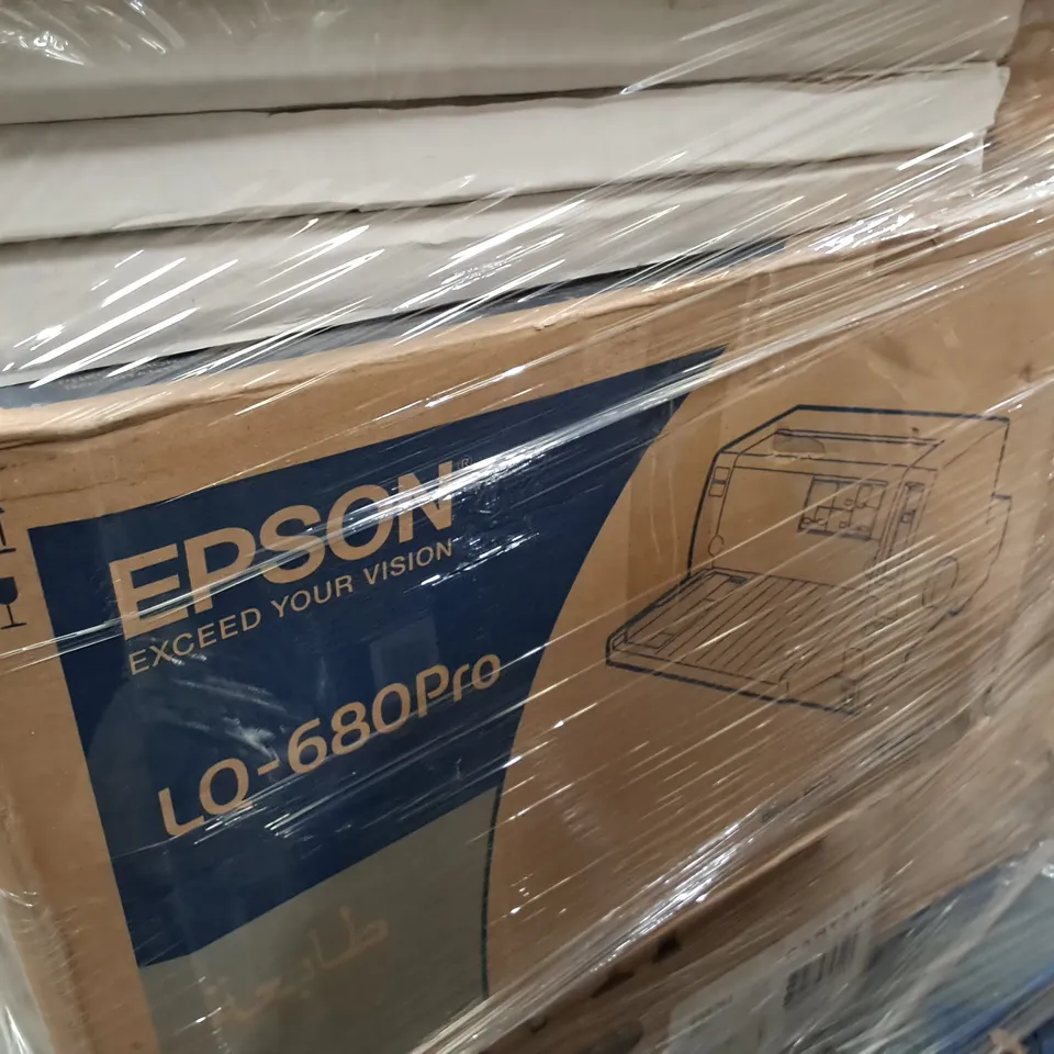 PALLET OF ASSORTED ITEMS TO INCLUDE EPSON LQ-680PRO PRINTER, TOILET SEATS AND FRANKIE BASIN MIXER