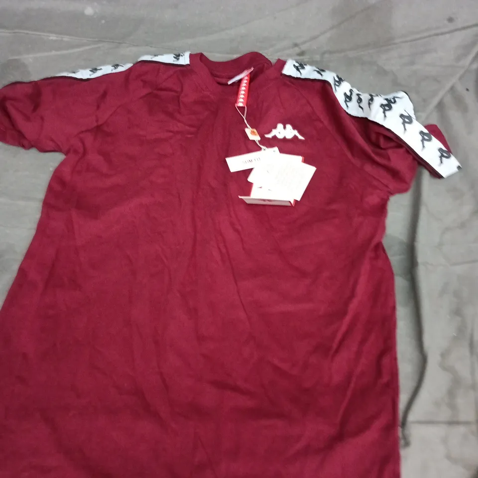 KAPPA KIDS RED SHORT-SLEEVE T-SHIRT UK 14 (14 YEARS)