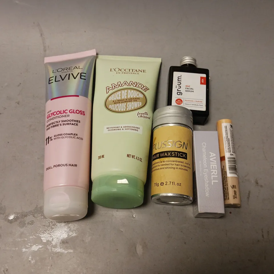 BOX OF APPROXIMATELY 15 COSMETIC ITEMS TO INCLUDE NIVEA GENTLE CREAM, LOREAL TRUE MATCH, AND GIVEME CLEANSER ETC. 