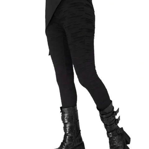 BRAND NEW KILLSTAR - CRESCENT CREW - BLACK WOMEN'S PANTS (LEGGINGS) SIZE XS