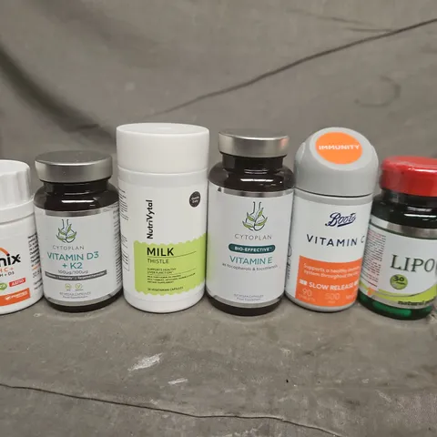 ASSORTED VITAMIN SUPPLEMENT BOTTLES