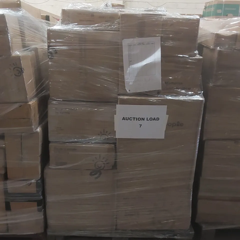 PALLET CONTAINING A VERY LARGE QUANTITY OF ASSORTED DESIGNER LIGHTING PRODUCTS