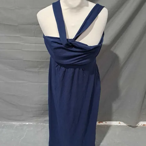 SEASALT CORNWALL FAREWAY SEA DRESS NAVY - UK 12