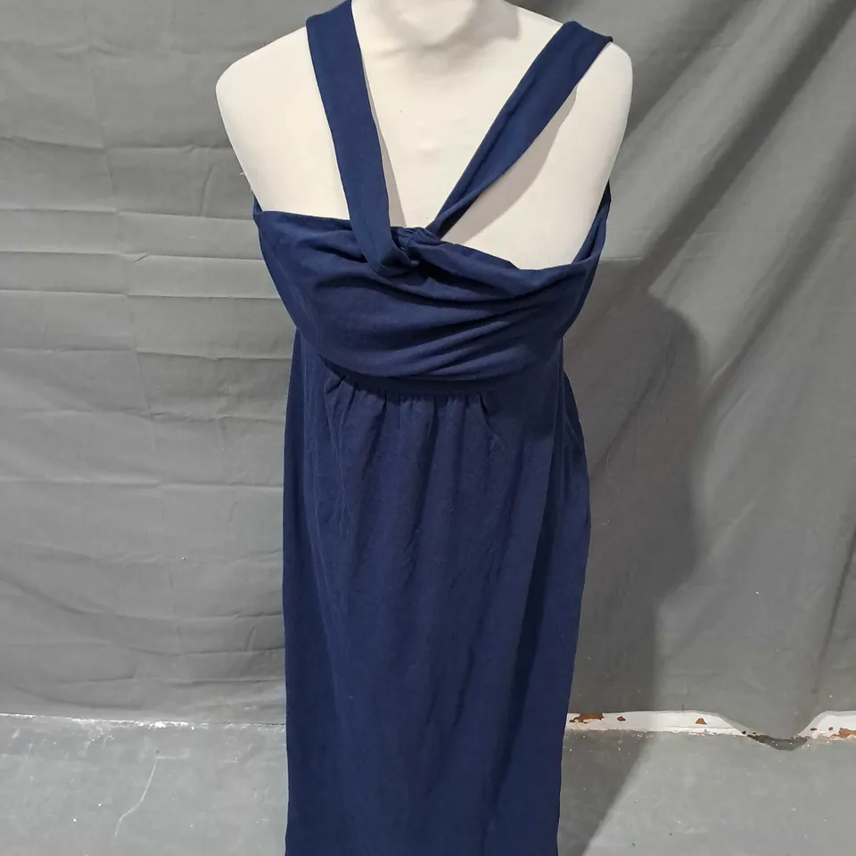 SEASALT CORNWALL FAREWAY SEA DRESS NAVY - UK 12