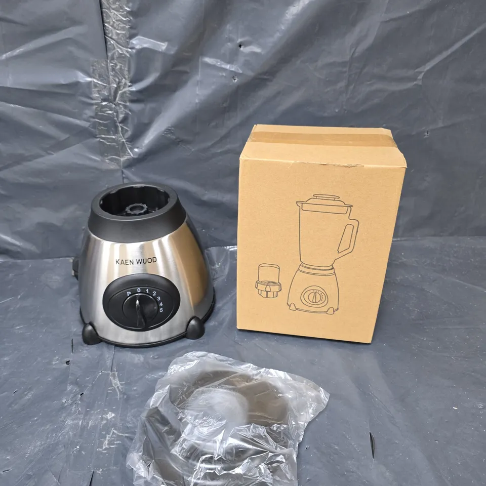 BOXED KAEN WOOD ICE CRUSHER STAINLESS STEEL 