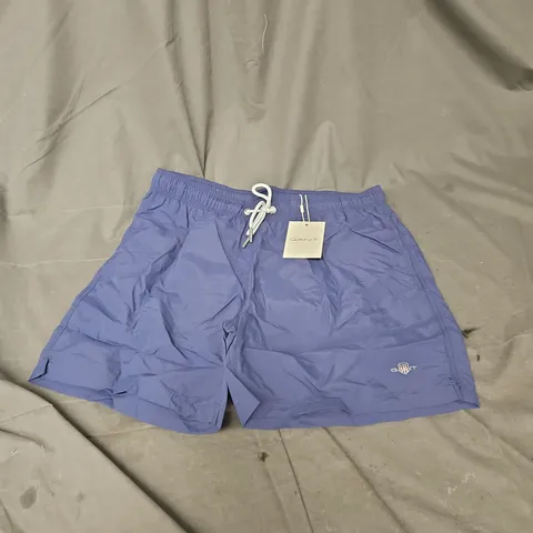 GANT SWIM SHORTS IN DUSTY NAVY SIZE M