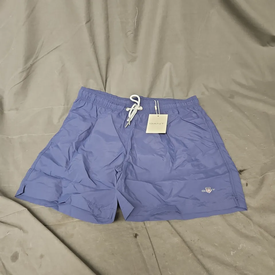 GANT SWIM SHORTS IN DUSTY NAVY SIZE M