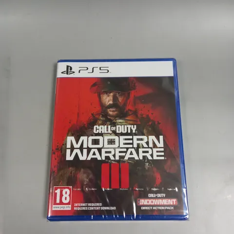 SEALED CALL OF DUTY MODERN WARFARE III FOR PS5