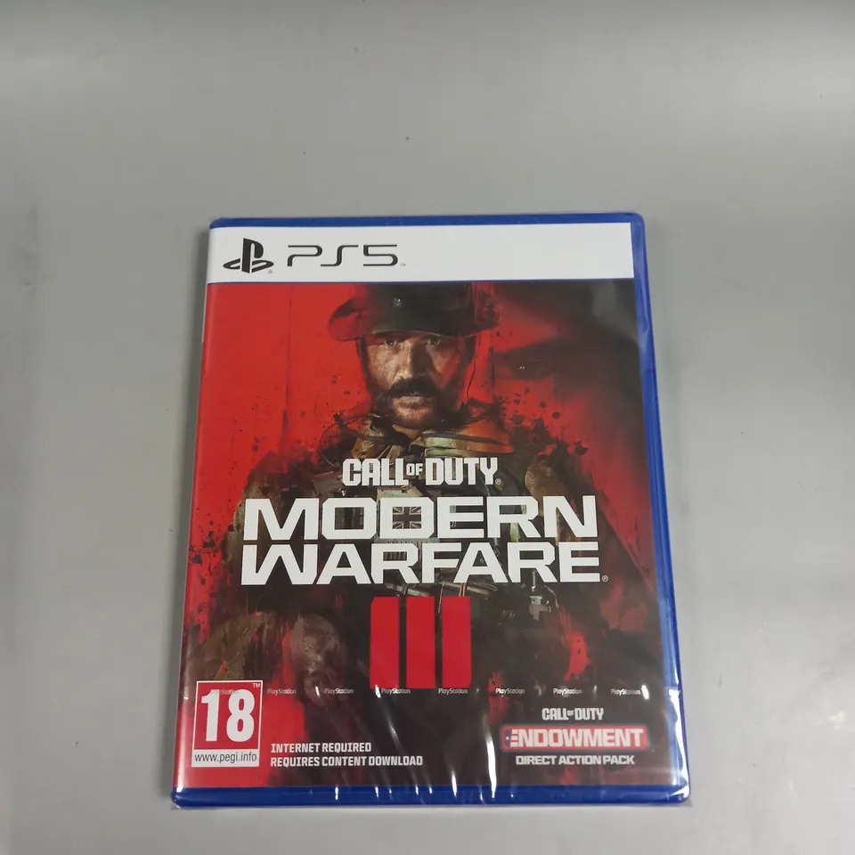 SEALED CALL OF DUTY MODERN WARFARE III FOR PS5