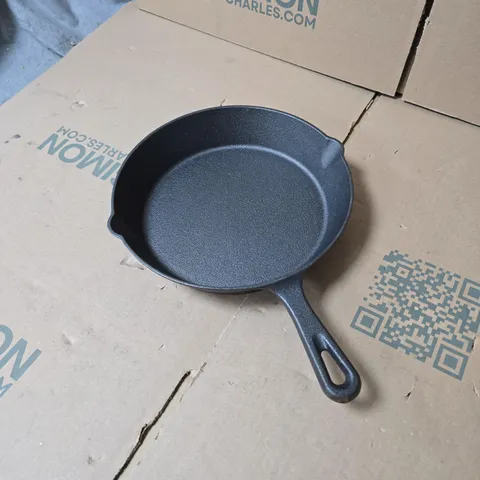 CAST IRON FRYING PAN WITH HANDLE – BLACK