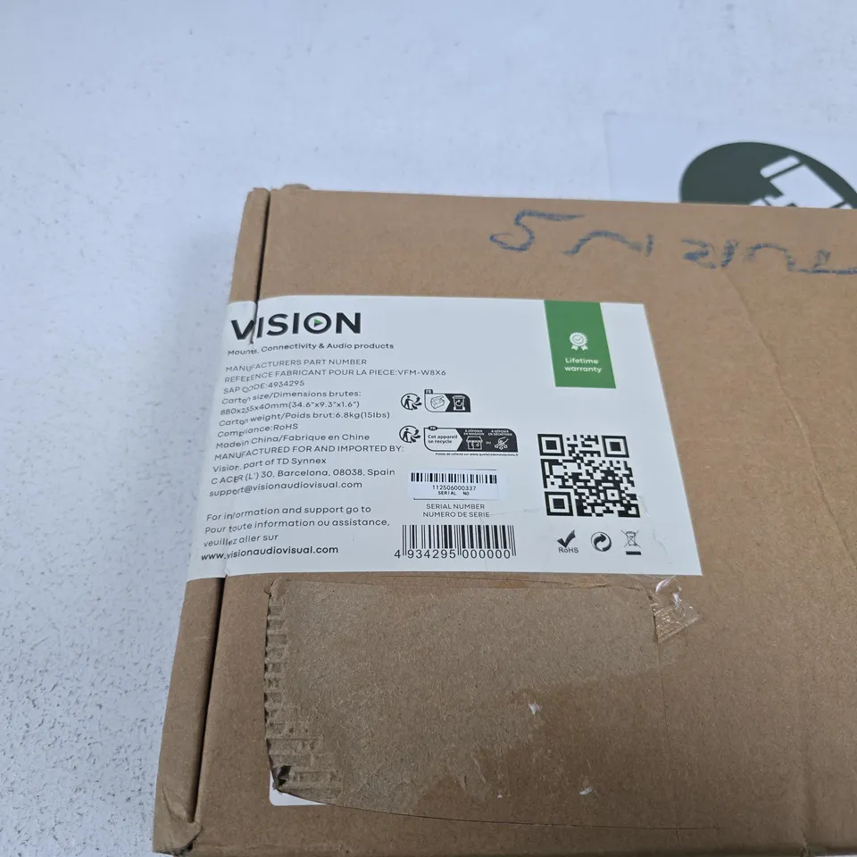 VISION DISPLAY WALL MOUNT VFM-W8X6