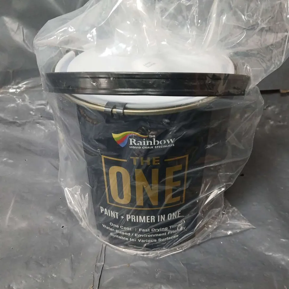 RAINBOW THE ONE PAINT + PRIMER IN ONE IN WHITE MATT (2.5L) - COLLECTION ONLY