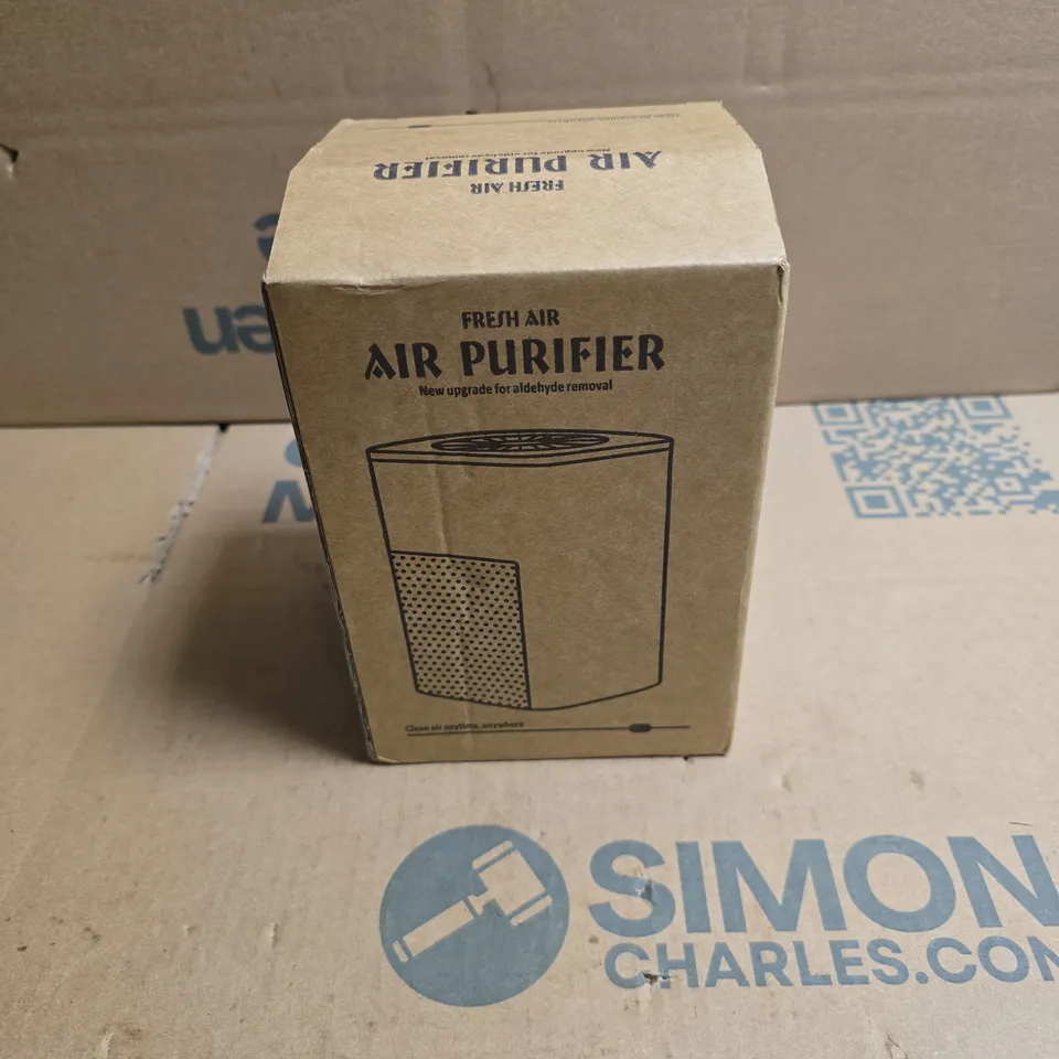 FRESH AIR AIR PURIFIER – COMPACT WHITE UNIT (BOXED)