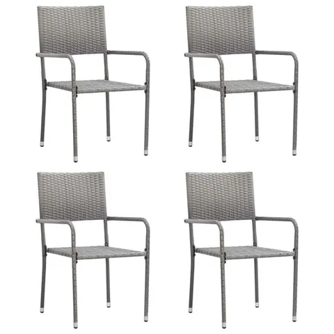 BOXED AYEDEN STACKING PATIO DINING ARMCHAIR (SET OF 4)
