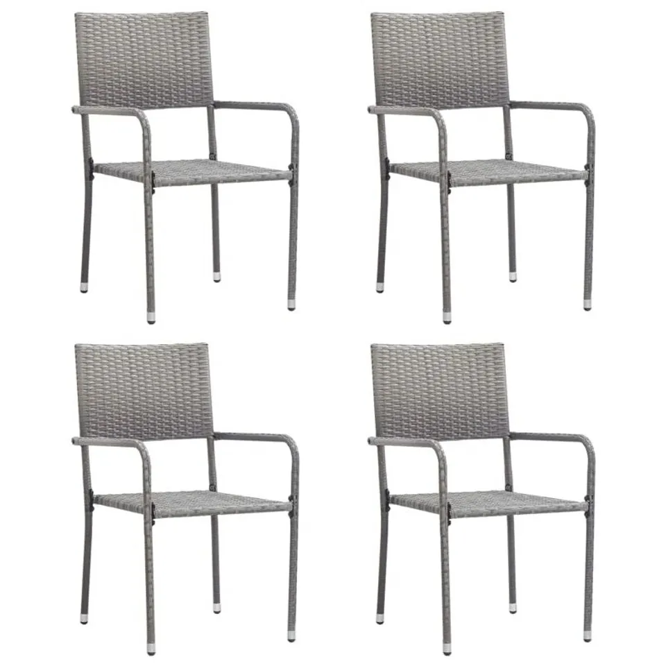 BOXED AYEDEN STACKING PATIO DINING ARMCHAIR (SET OF 4)