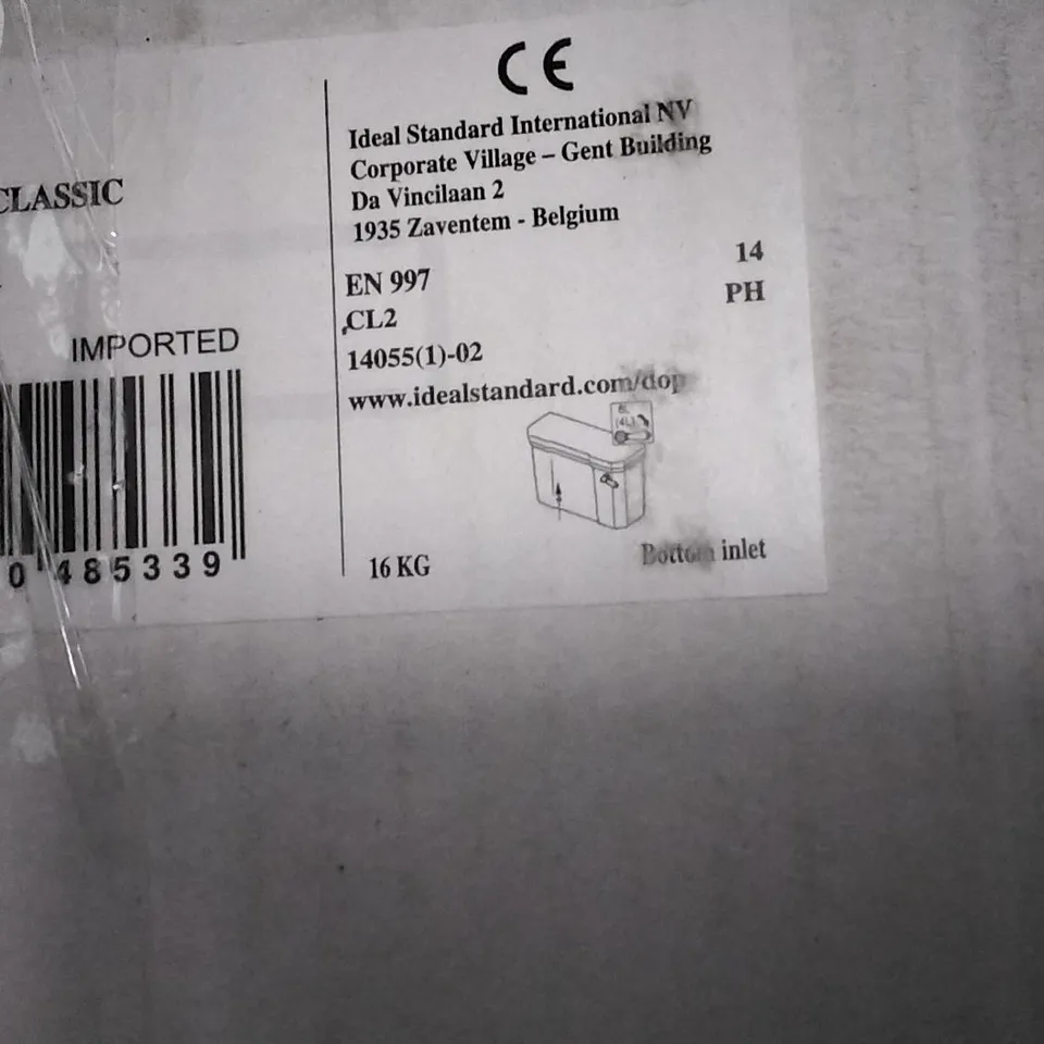 BOXED SHIRES WAVERLEY CLASSIC TOILET BACK UNIT 